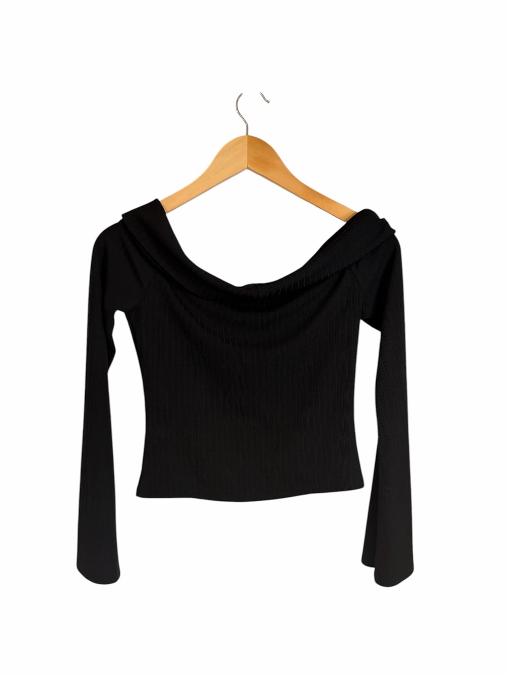 Revolve Lovers and Friends Black Fletcher Top Ribbed Women’s Size Medium NWT - Picture 4 of 11